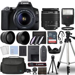 img 1 attached to 📸 Canon EOS 250D / Rebel SL3 DSLR Camera Kit with Complete Accessories Bundle- International Model