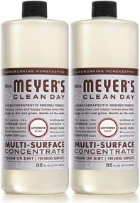 img 4 attached to Mrs. Meyer's Clean Day Multi-Surface Cleaner Concentrate - 32 Oz, 🧴 Lavender Scent - Pack of 2, Ideal for Floors, Tile, and Counters