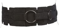 👗 brown stretch waist belt - stylish braided women's accessory for fashion logo