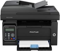 беспроводной монохромный лазерный принтер pantum m6552nw для домашнего офиса - все в одном: печать, копирование, сканирование, скорость 23 стр./мин, автоподатчик на 50 листов, большая ёмкость подачи бумаги на 150 листов логотип