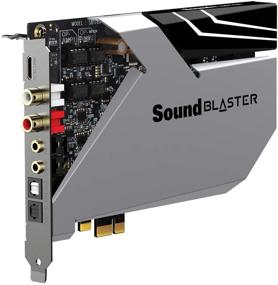 img 3 attached to Enhanced Metallic Gray Creative Sound Blaster AE-9