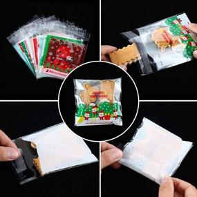 img 2 attached to Christmas Cellophane Biscuit Self Adhesive Supplies