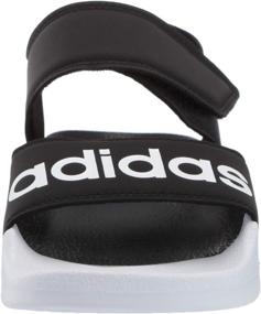 img 3 attached to 👟 Женские спортивные сандалии Adidas Adilette, белого цвета - идеальная обувь для стиля и производительности у женщин!