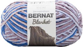 img 4 attached to 🧶 Bernat Blanket Yarn, Dappled Shadows, 10.5 oz - Perfect for Cozy Creations!