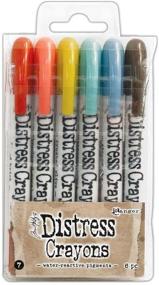 img 1 attached to Ranger THoltz Distress Crayons Set Painting, Drawing & Art Supplies