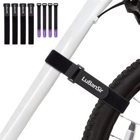 img 4 attached to 🚴 LuBanSir Bike Rack Straps - 8 Pack (8" & 24") - Adjustable Stabilizer Straps for Preventing Bike Wheel Spins