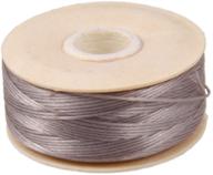 🧶 nymo nylon beading thread size d - perfect for delica beads, 64 yd/58m, grey logo