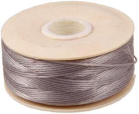 img 1 attached to 🧶 Nymo Nylon Beading Thread Size D - Perfect for Delica Beads, 64 yd/58m, Grey