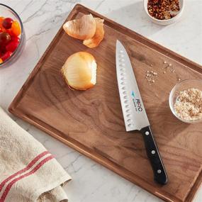 img 1 attached to 🔪 Mac 8-Inch Hollow Edge Chef's Knife: Top-Quality Silver Blade