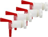 pera 4 pack plastic bottling bucket keg spigot tap faucet: ideal for homebrew wine making and beer fermentation logo