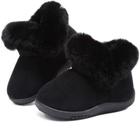 img 1 attached to 👞 Winter Boot Sneakers for Toddlers and Kids - Warm and Stylish Footwear for Boys and Girls