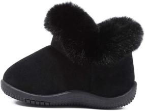 img 3 attached to 👞 Winter Boot Sneakers for Toddlers and Kids - Warm and Stylish Footwear for Boys and Girls