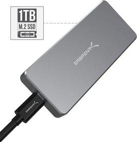 img 4 attached to 💾 Sabrent Rocket Pro 1TB NVMe External Aluminum SSD | USB 3.1 Interface (SB-1TB-NVME)