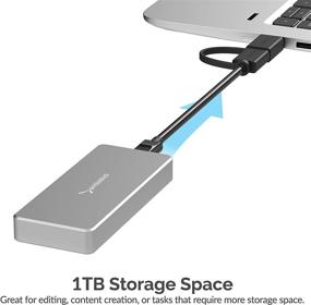 img 2 attached to 💾 Sabrent Rocket Pro 1TB NVMe External Aluminum SSD | USB 3.1 Interface (SB-1TB-NVME)