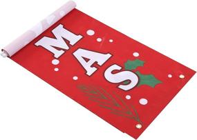 img 1 attached to 🎄 Captivating JOYIN Merry Christmas Banner: A Festive 72"x12" Porch Sign for Joyful Christmas Decorations on Doors, Walls, and Indoors/Outdoors!