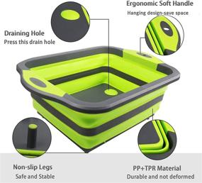 img 3 attached to UFKEWECM Collapsible Multifunctional Dishwashing Basin，Collapsible