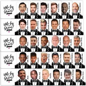 img 3 attached to 🎉 Bridal Shower Games - Scratch Off Celebrity Cards: Who Has The Groom, 36 Count, Bachelorette Party Games Supplies