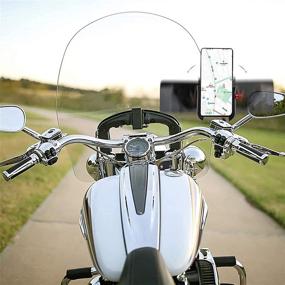 img 3 attached to Universal Motorcycle Handlebar Smartphone Adjustable