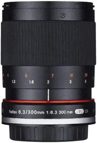 img 3 attached to 📸 Rokinon 300M-FX-BK 300mm F6.3 Mirror Lens for Fuji X Mirrorless Cameras, Black - Enhanced SEO