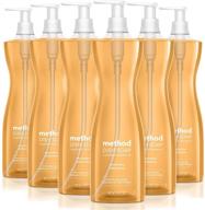🍊 method clementine dish soap, 18 oz (pack of 6), varying packaging logo