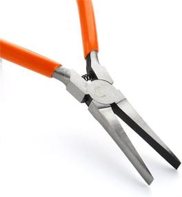 img 3 attached to 🔧 5 Inch Professional Flat Needle Pliers: Versatile and Precise Tool for Various Applications