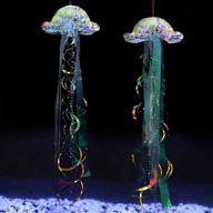 🎉 iridescent silver glitter jellyfish: stunning under the sea mermaid party decorations logo