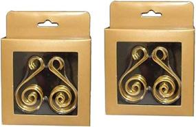 img 1 attached to 🎄 Enhance Your Holiday Décor with Kurt Adler Gold Ornament Hooks (60 Piece Set)