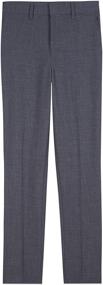 img 4 attached to 👖 Arrow 1851 Boys' Aroflex Stretch Flat Front Dress Pant: Comfortable and Stylish for Any Occasion