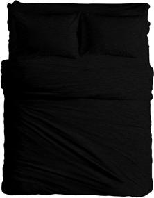 img 2 attached to 👕 U.S. Polo Assn. Soft and Cozy T-Shirt Cotton Jersey Sheet Set - All Season, 4-Piece