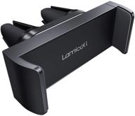 🚗 lamicall car vent phone mount - универсальная подставка для смартфонов размером 4,7-6,5'' черная логотип