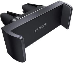 img 4 attached to 🚗 Lamicall Car Vent Phone Mount - Universal Stand for 4.7-6.5'' Smartphones Black