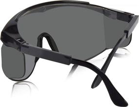 img 2 attached to 🕶️ Dustproof Sunglasses with Windproof and Enhanced Protection