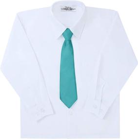 img 3 attached to Ties Boys Necktie Pre Tied Uniforms Boys' Accessories ~ Neckties