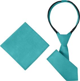 img 1 attached to Ties Boys Necktie Pre Tied Uniforms Boys' Accessories ~ Neckties