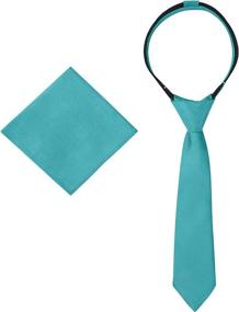 img 4 attached to Ties Boys Necktie Pre Tied Uniforms Boys' Accessories ~ Neckties