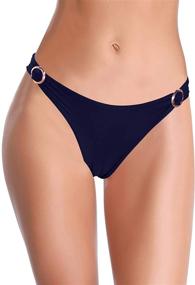 img 4 attached to SHEKINI Swimwear Hipster Bottoms Manhattan