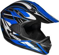 raider unisex road adult mx blue large logo