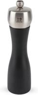 peugeot fidji 8.25 inch pepper mill in sleek black matte - high-quality grinding tool logo