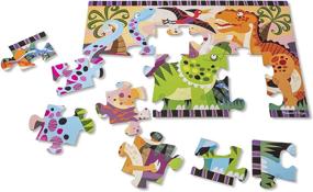 img 3 attached to 🦕 Entertaining and Educational: Melissa & Doug Dinosaur Jigsaw Puzzle