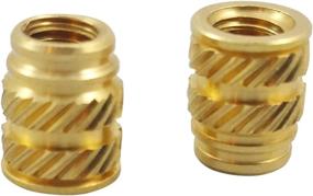 img 2 attached to 🔩 [initeq] 50-Pack Long #8-32 Threaded Heat Set Inserts for 3D Printing - High-Quality Solution