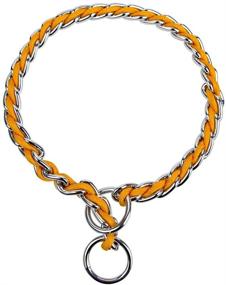 img 4 attached to 🐾 TSPRO Martingale Dog Collar: Adjustable Stainless Steel Slip Training Choke Chain Collar