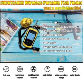 img 3 attached to LUCKYLAKER Wireless Handheld Finders Transducer