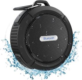 img 4 attached to Водонепроницаемая Bluetooth-колонка для душа Crionac с 6 часами воспроизведения, мощным звуком высокой четкости, портативная колонка с присоской и прочным крюком для бассейна, пляжа, дома, вечеринок и путешествий.