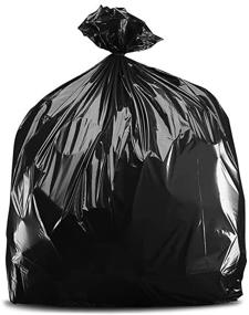 img 2 attached to 🗑️ 500/Case 1.2 Mil 8 Gallon Black Garbage Bags, 15x9x23 Inch