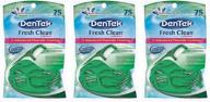 dentek fresh lasting 75 count 3 pack - дентек свежесть на все день 75 штук, 3 упаковки логотип