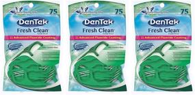 img 4 attached to DenTek Fresh Lasting 75 Count 3 Pack