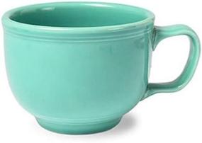 img 1 attached to 🍵 Fiesta 18 Ounce Jumbo Cup Turquoise - Perfect for Drinks, Soups, and More!