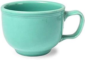 img 3 attached to 🍵 Fiesta 18 Ounce Jumbo Cup Turquoise - Perfect for Drinks, Soups, and More!