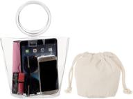 aocina crossbody stadium approved clear horizontal women's handbags & wallets and totes logo