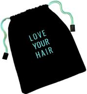 💇 hair dryer bag: efficient styling tools storage organizer with compartment and drawstring - perfect for home, travel, guest rooms, airbnb's & hotels logo